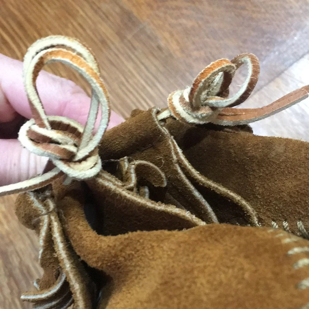 Vintage Kids Moccasin Shoes